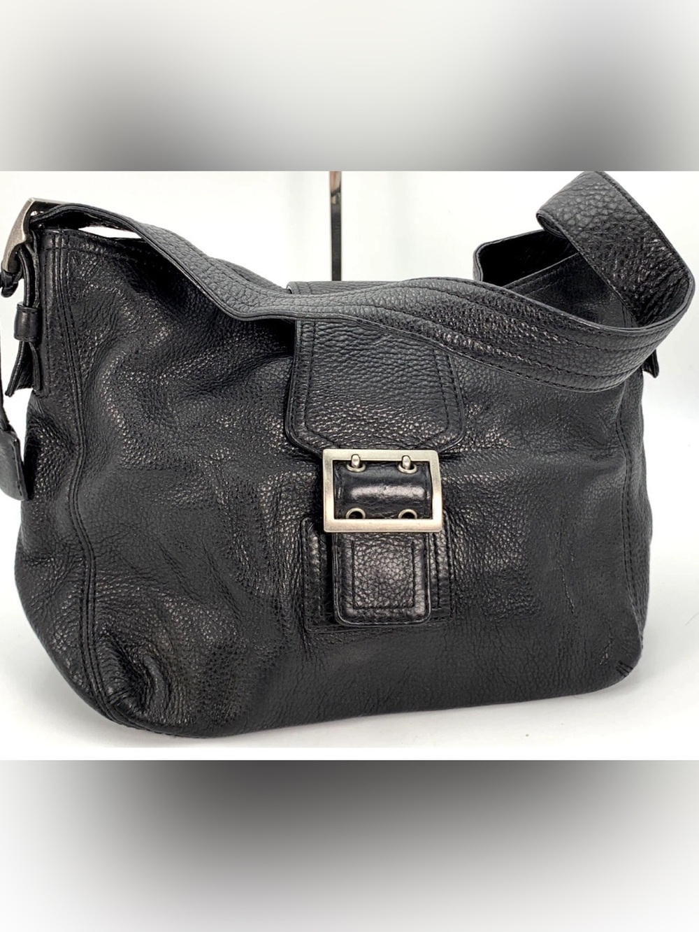 VTG-Black Banana Republic 2006 Leather Hobo Bag
